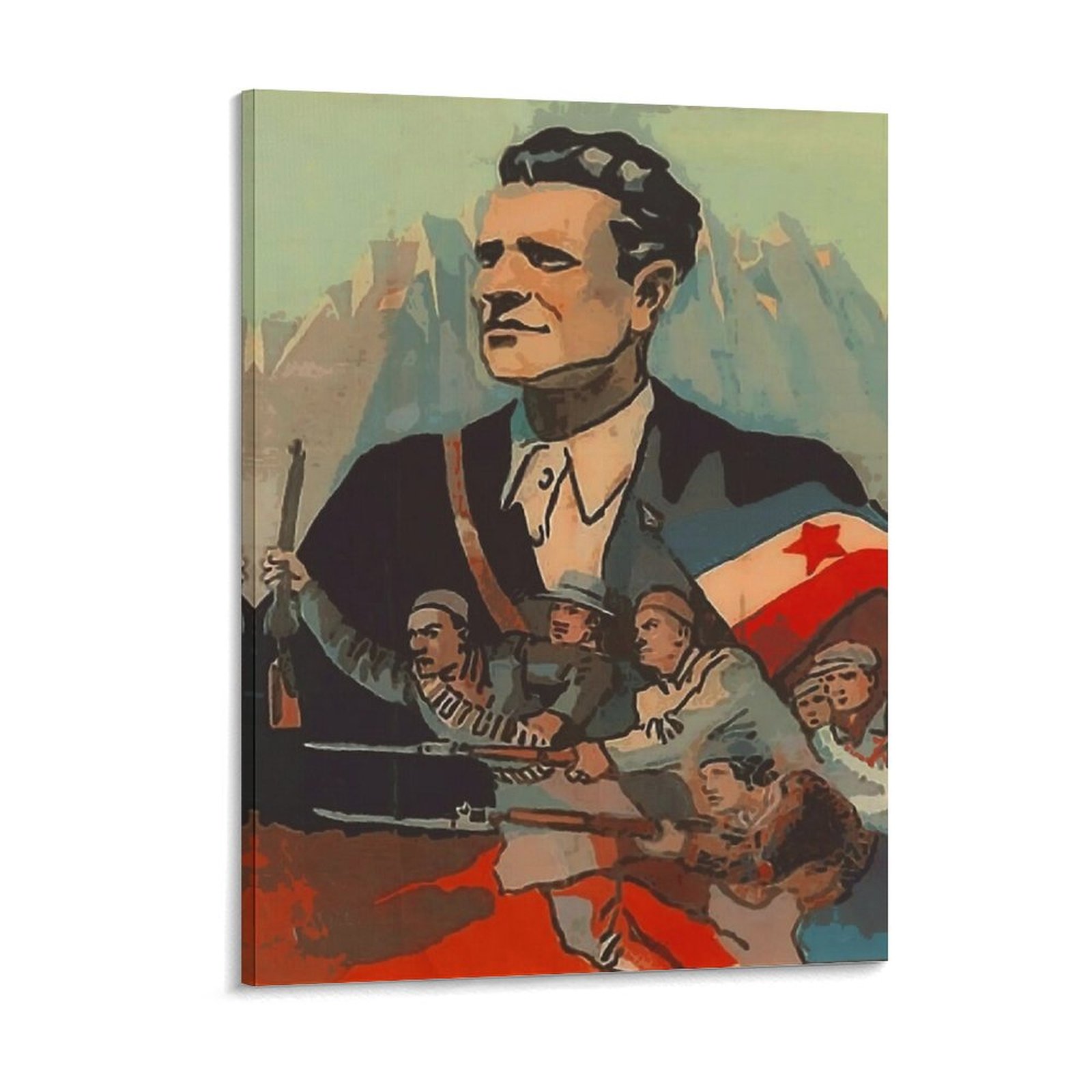 Home Cinema Wall - Jugoslavija Josip Broz Tito Poster Oude