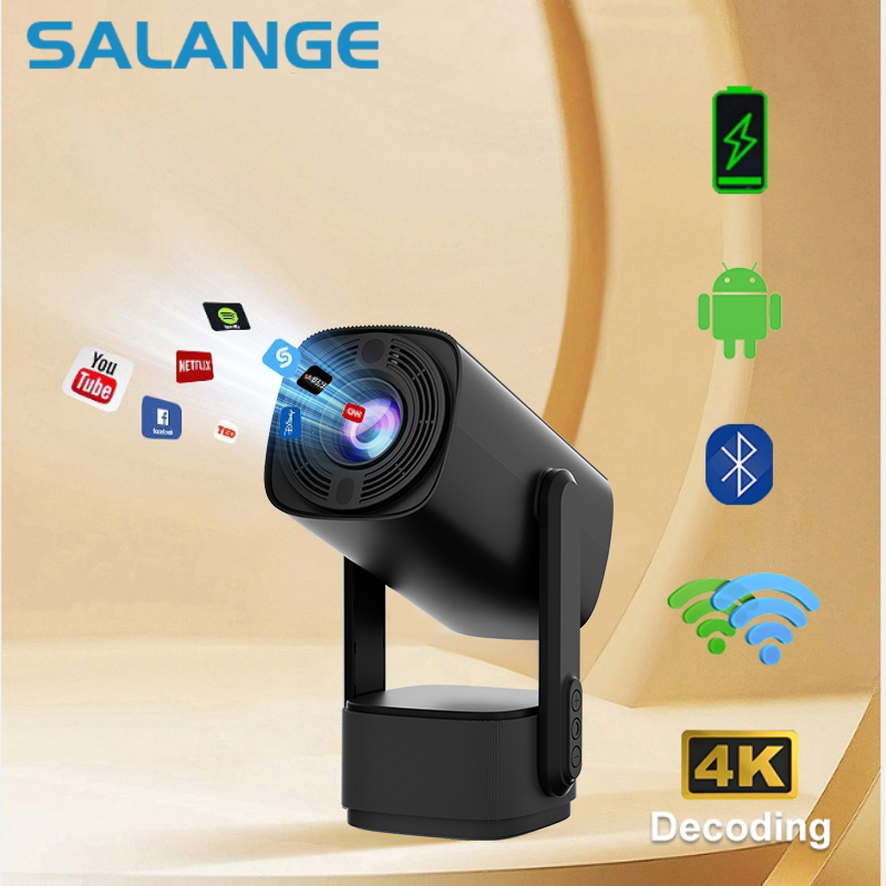 Home Cinema Setup - Salange K2 Smart Projector Android11 Ingebouwde