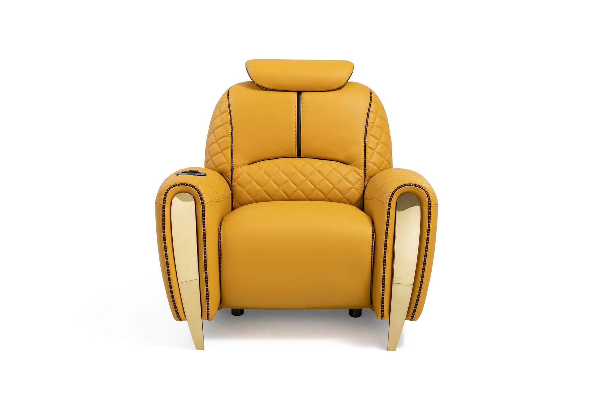 Home Cinema Recliner Chairs - -cinema Fauteuil Bank Microvezel Theater Zitplaatsen