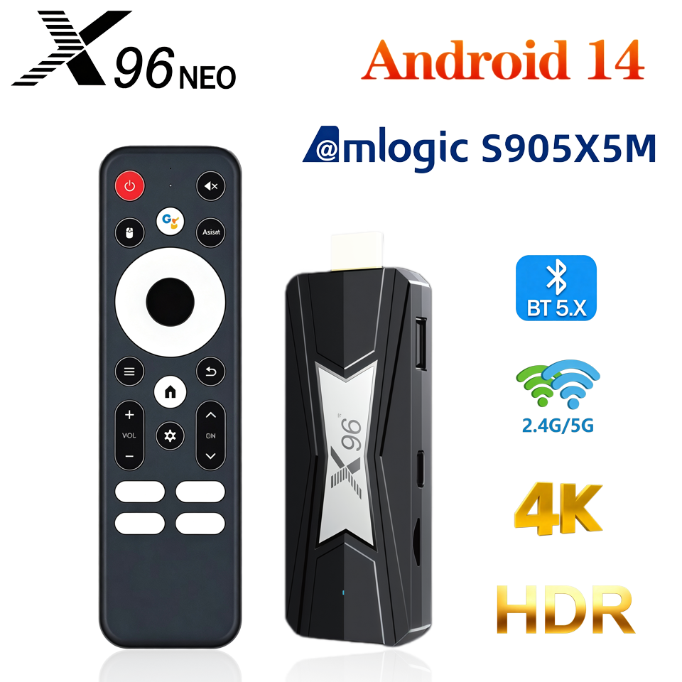 Home Cinema Youtube - X96 NEO TV Stick Amlogic S905X5M