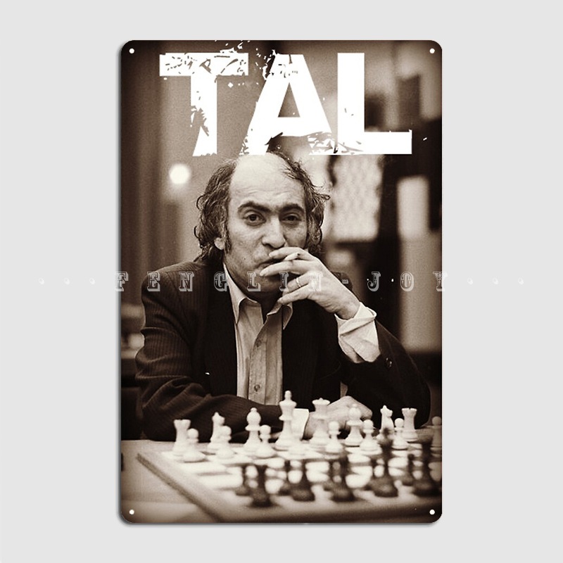 Home Cinema Setup - Russische Schaken Grootmeester Mikhail Tal Metalen