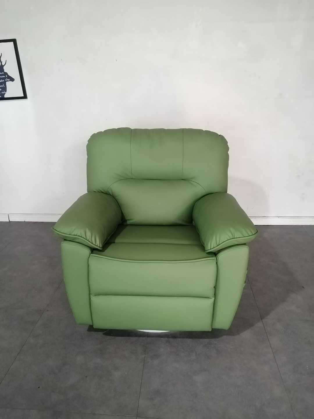 Home Cinema Chairs - Synthetisch lederen fauteuil met metalen frame,