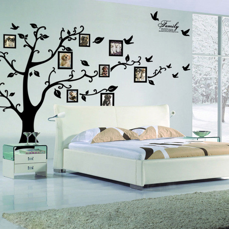 Home Cinema Wall - Grote foto boom PVC wanddecoratie familieboom