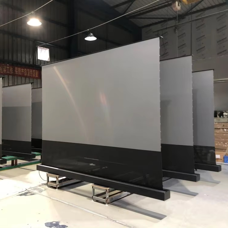 Home Cinema Flooring - Elektrisch 92 inch pop-up projectorscherm 16:9