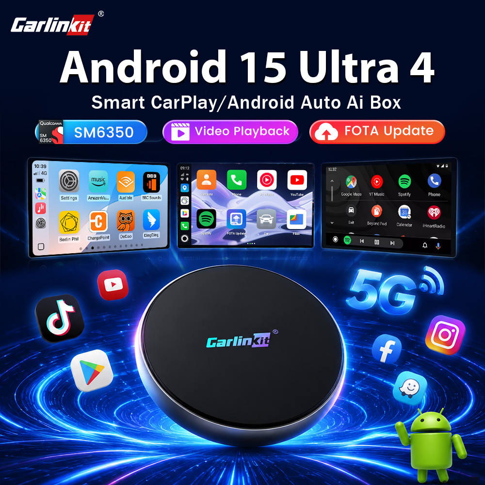 Home Cinema Youtube - 128GB Carlinkit Android 15 Android Auto