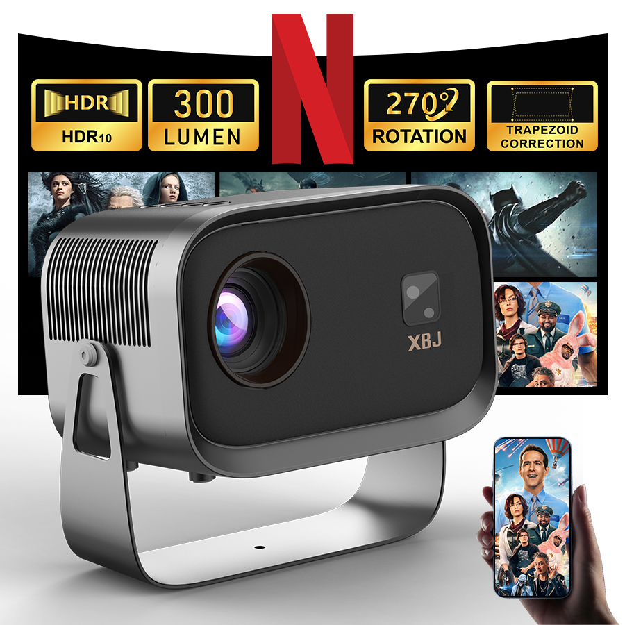 Home Cinema Focal - XBJ Smart Home theaterprojectoren met WiFi