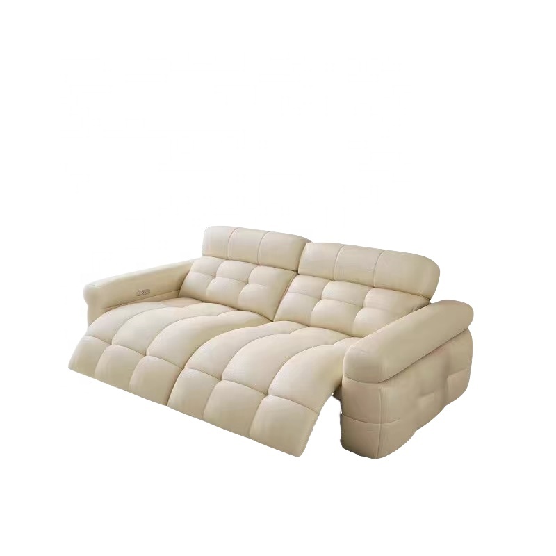 Home Cinema Recliner Chairs - Aangepaste elektrische converteerbare lederen thuisbioscoop fauteuil