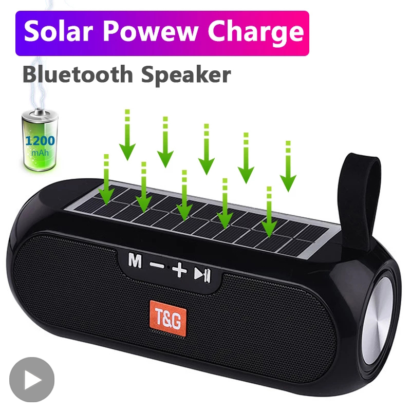 Home Cinema Subwoofer - Solar Radio FM Outdoor Draagbare Draadloze