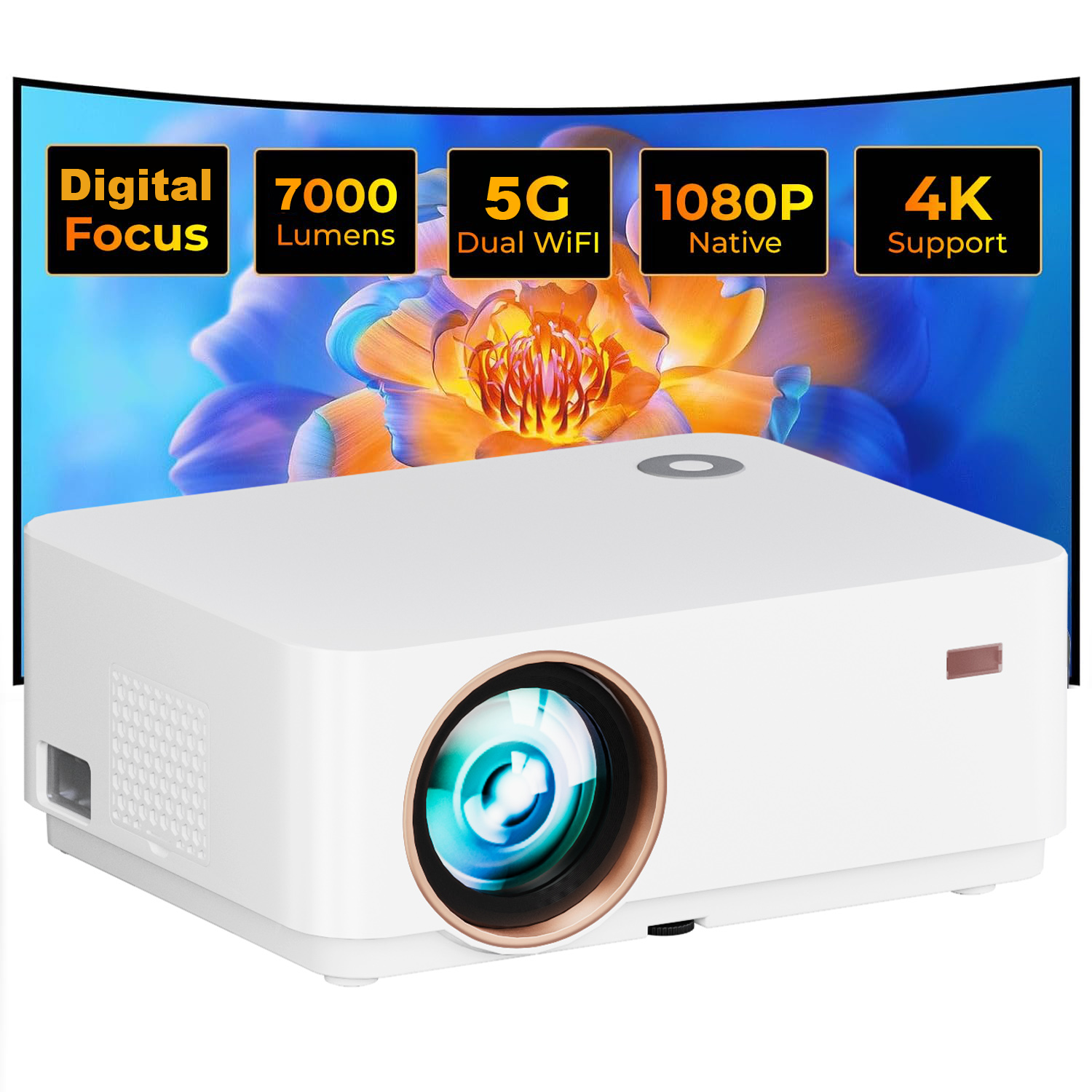 Home Cinema Setup - Wzatco D5a 1080P Digitale Focus Full