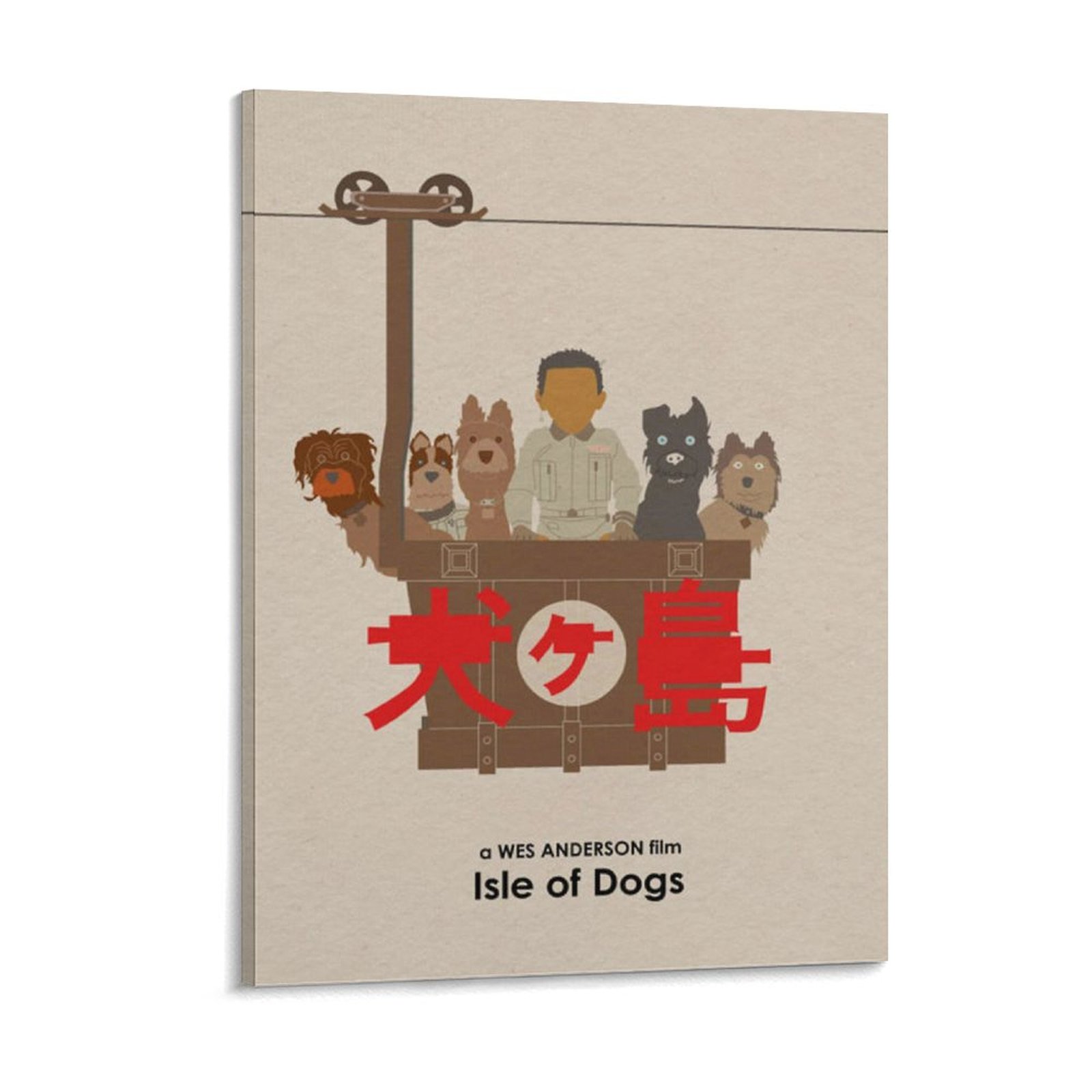 Wes Anderson Isle Of Dogs Movi - Home Cinema Wall recensie en prijs
