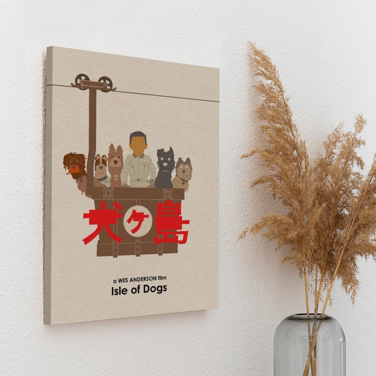 Wes Anderson Isle Of Dogs Movi - Home Cinema Wall recensie en prijs