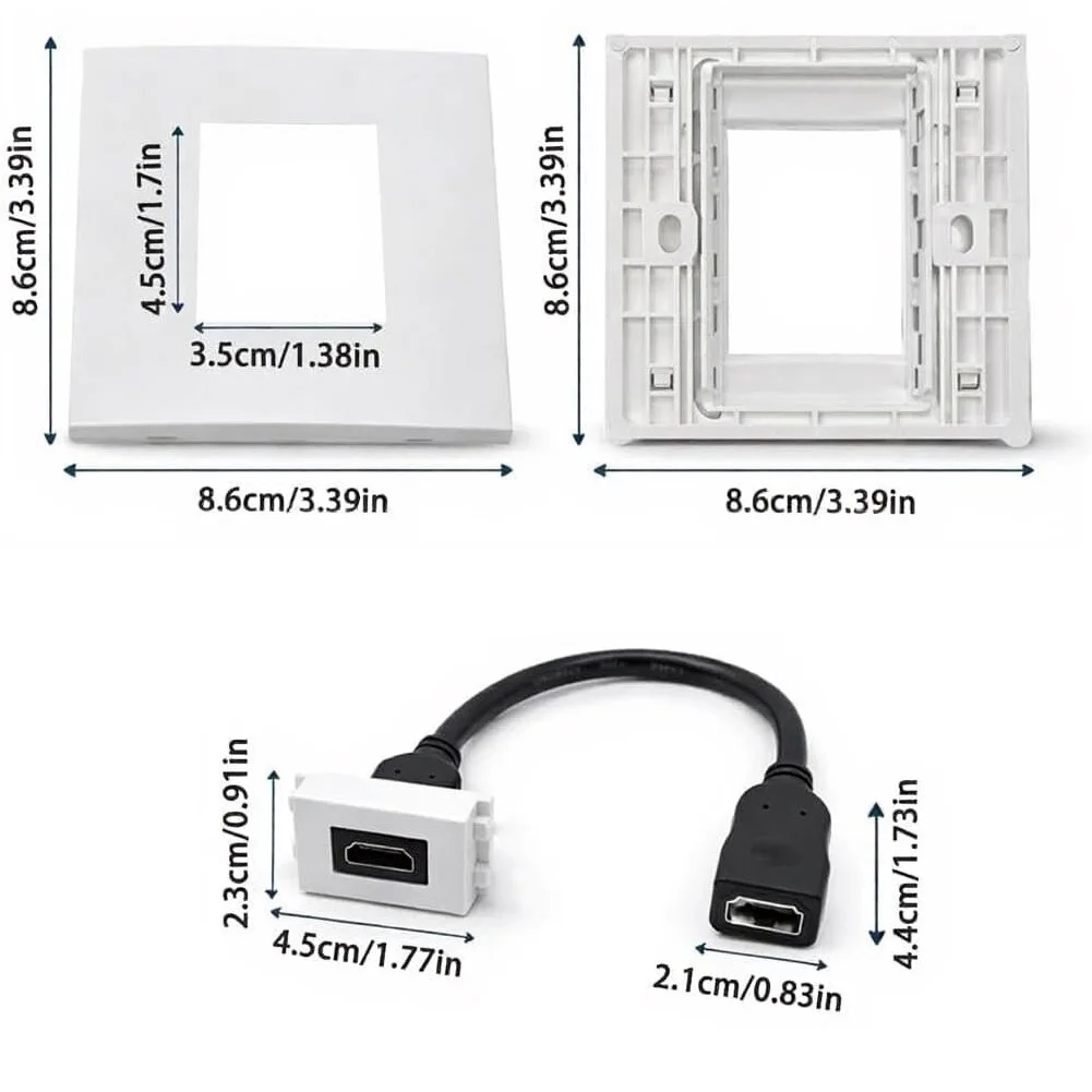 Dubbele poort wandplaat met pi - Home Cinema Setup recensie en prijs