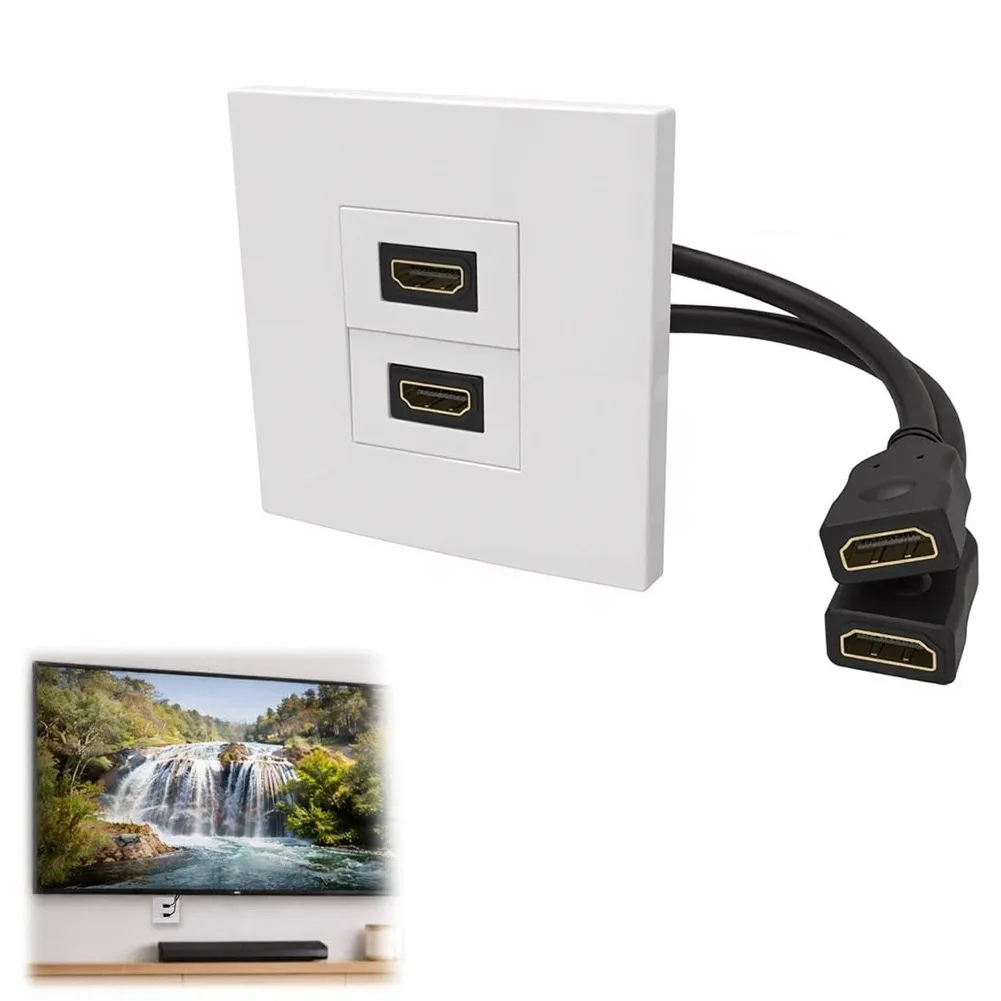 Dubbele poort wandplaat met pi - Home Cinema Setup recensie en prijs