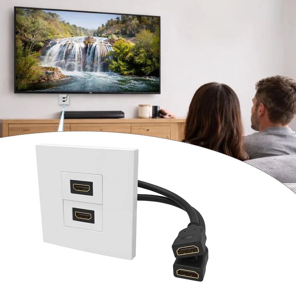 Dubbele poort wandplaat met pi - Home Cinema Setup recensie en prijs