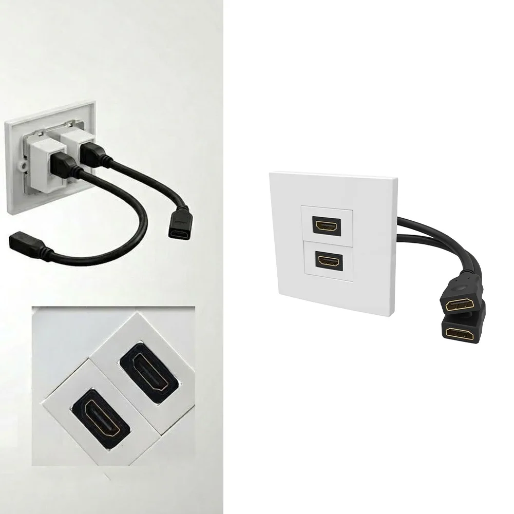 Dubbele poort wandplaat met pi - Home Cinema Setup recensie en prijs