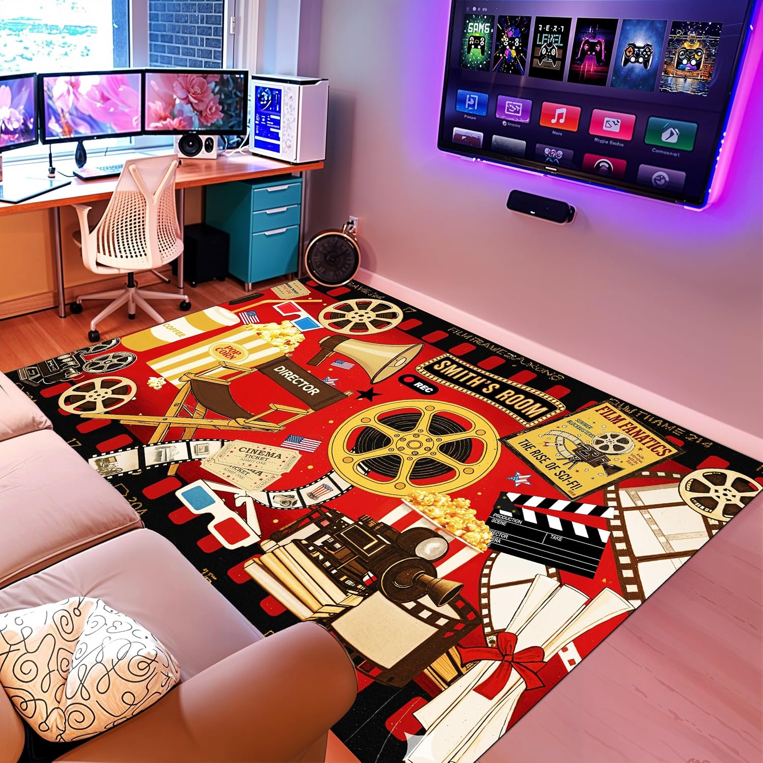 Op maat gemaakt bioscoopthema  - Home Cinema Flooring recensie en prijs