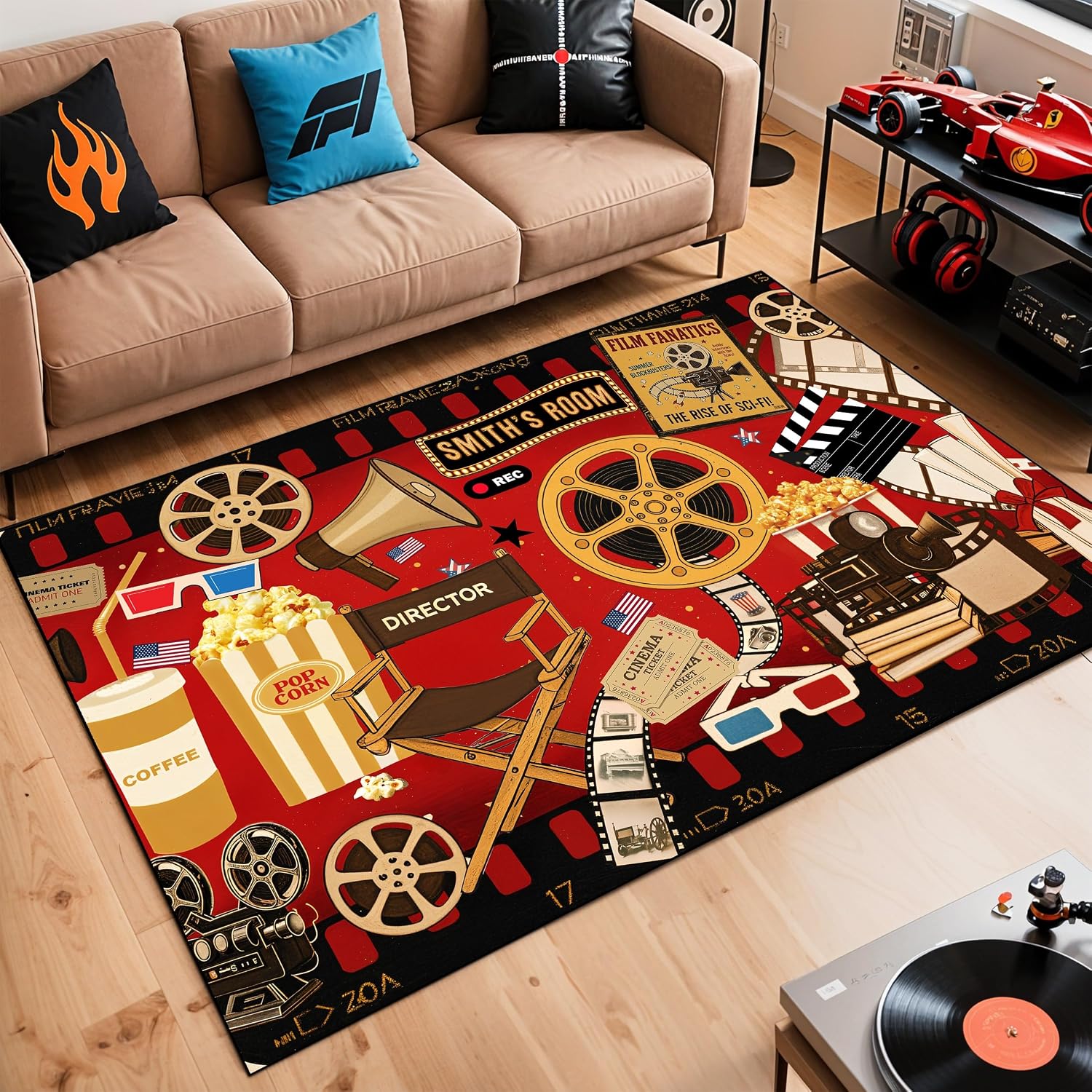 Op maat gemaakt bioscoopthema  - Home Cinema Flooring recensie en prijs