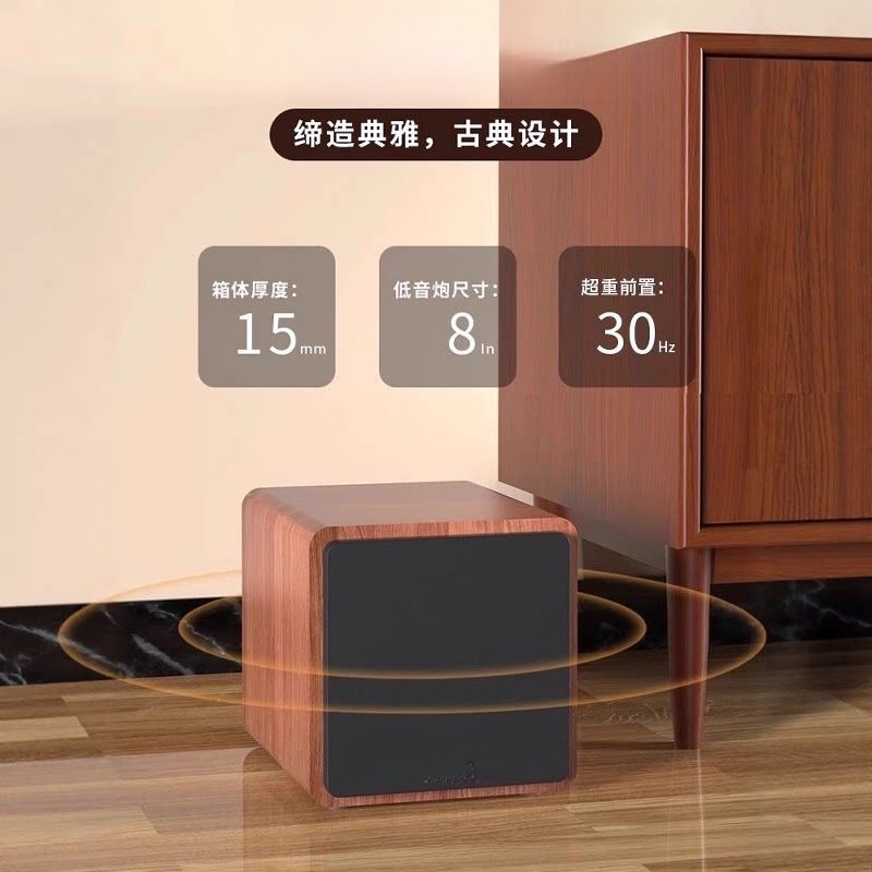 Houten TV Audio Whispering Wal - Home Cinema Karaoke Projector recensie en prijs