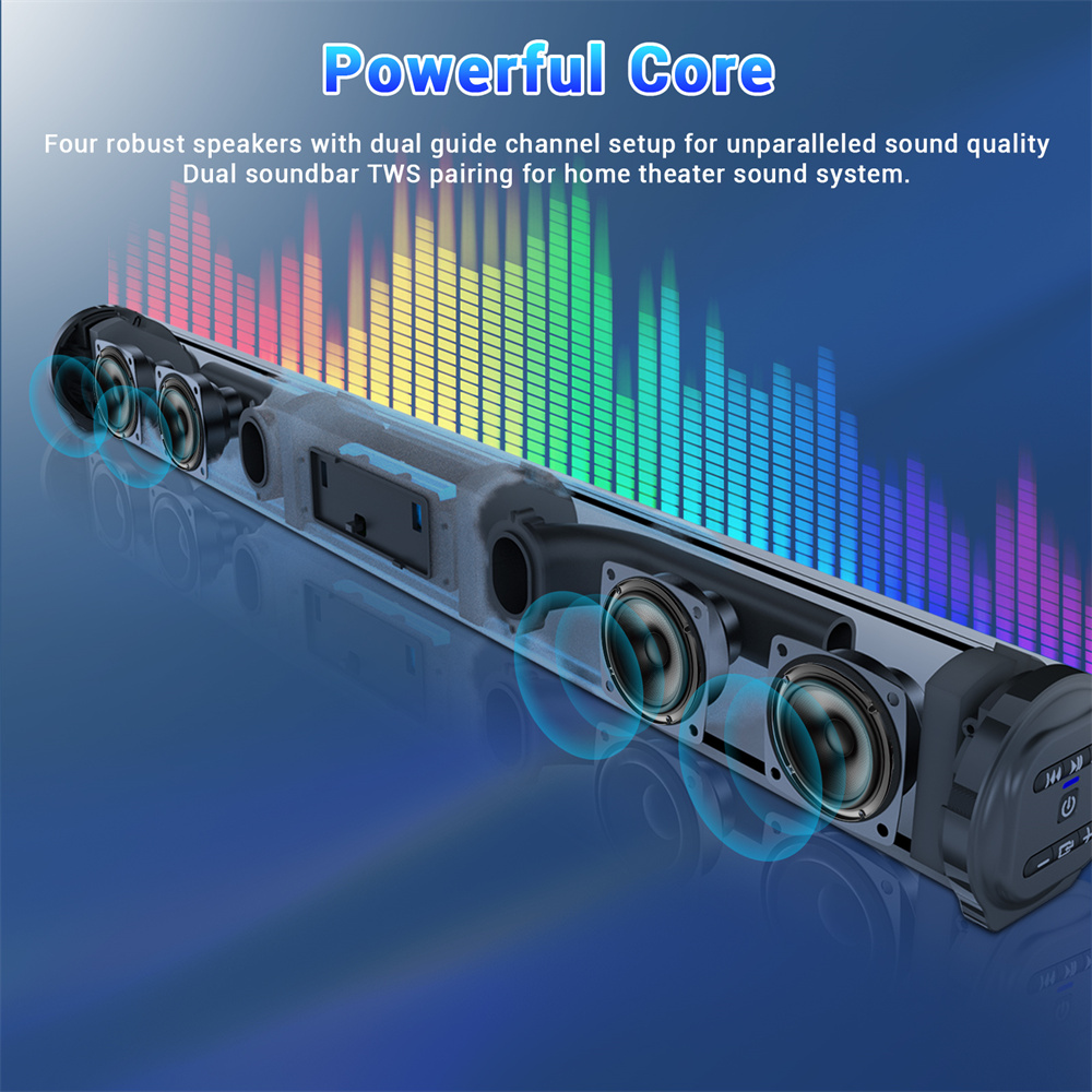 Soundbar TV-geluidssysteem Blu - Home Cinema Subwoofer recensie en prijs