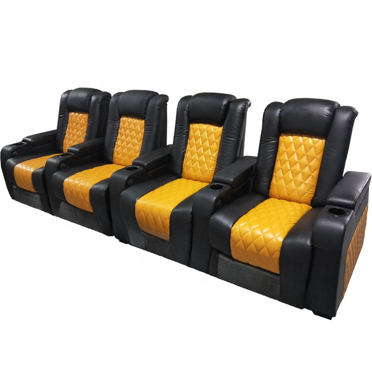 -Hot Sale lederen automatische - Home Cinema Recliner Chairs recensie en prijs