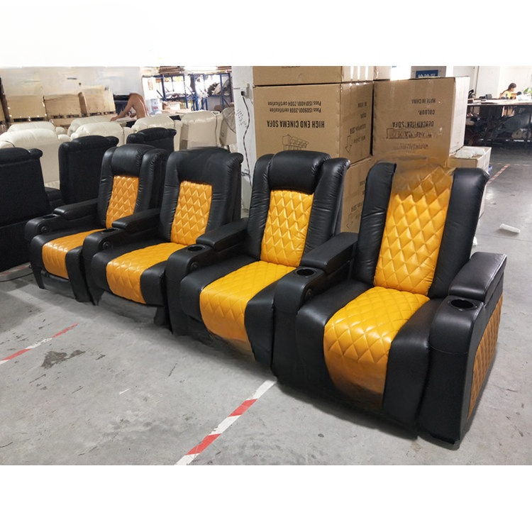 -Hot Sale lederen automatische - Home Cinema Recliner Chairs recensie en prijs