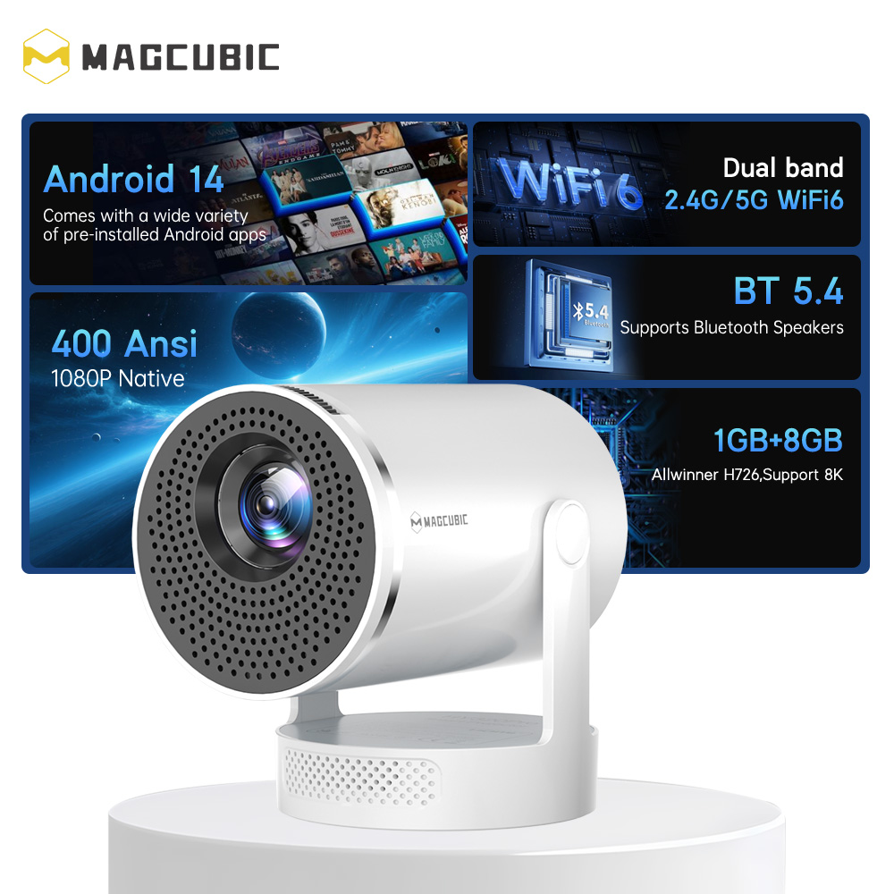 Magcubic 8K Projector HY320Pro - Home Cinema Focal recensie en prijs