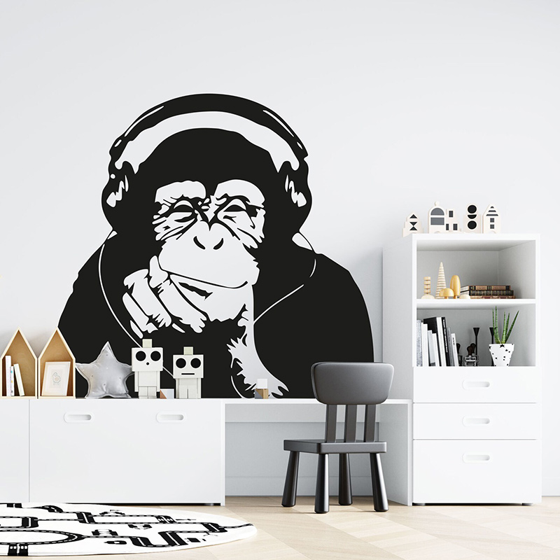 Banksy Thinking Monkey Vinyl M - Home Cinema Wall recensie en prijs