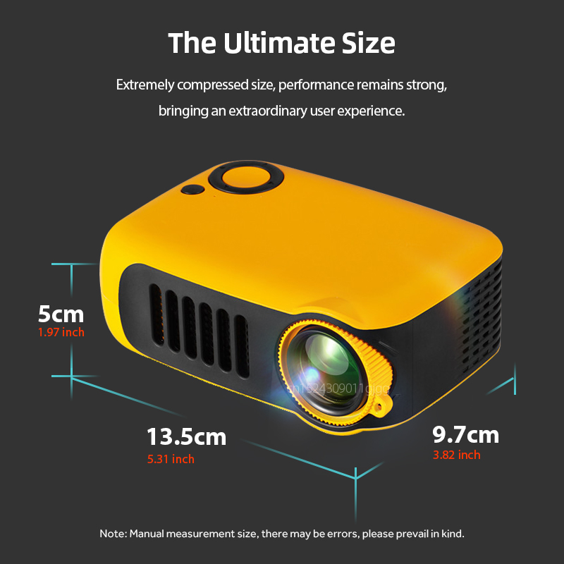 A2000 Mini-projector Draagbare - Home Cinema Night recensie en prijs