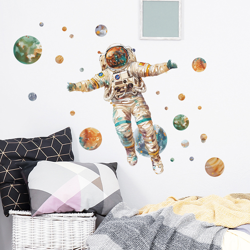 Cartoon Droom Astronaut Planee - Home Cinema Wall recensie en prijs