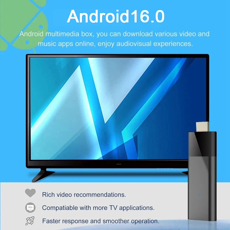 4K Android 16 TV Stick Smart T - Home Cinema Youtube recensie en prijs
