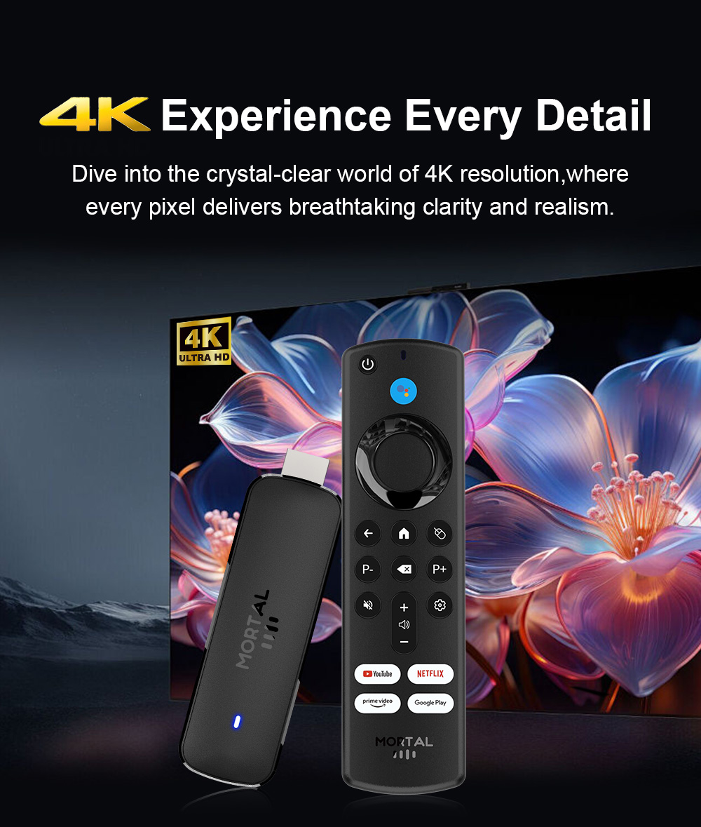 Android TV Stick Mortal Q8 Glo - Home Cinema Youtube recensie en prijs