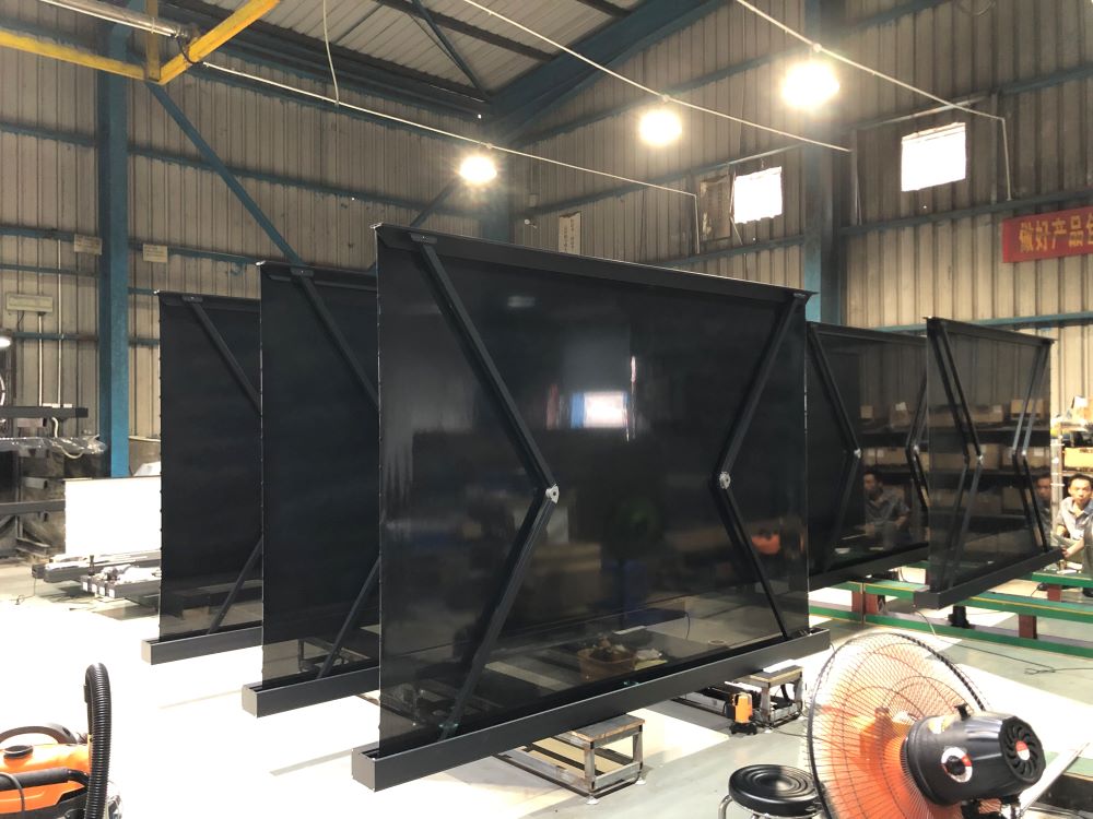 Elektrisch 92 inch pop-up proj - Home Cinema Flooring recensie en prijs