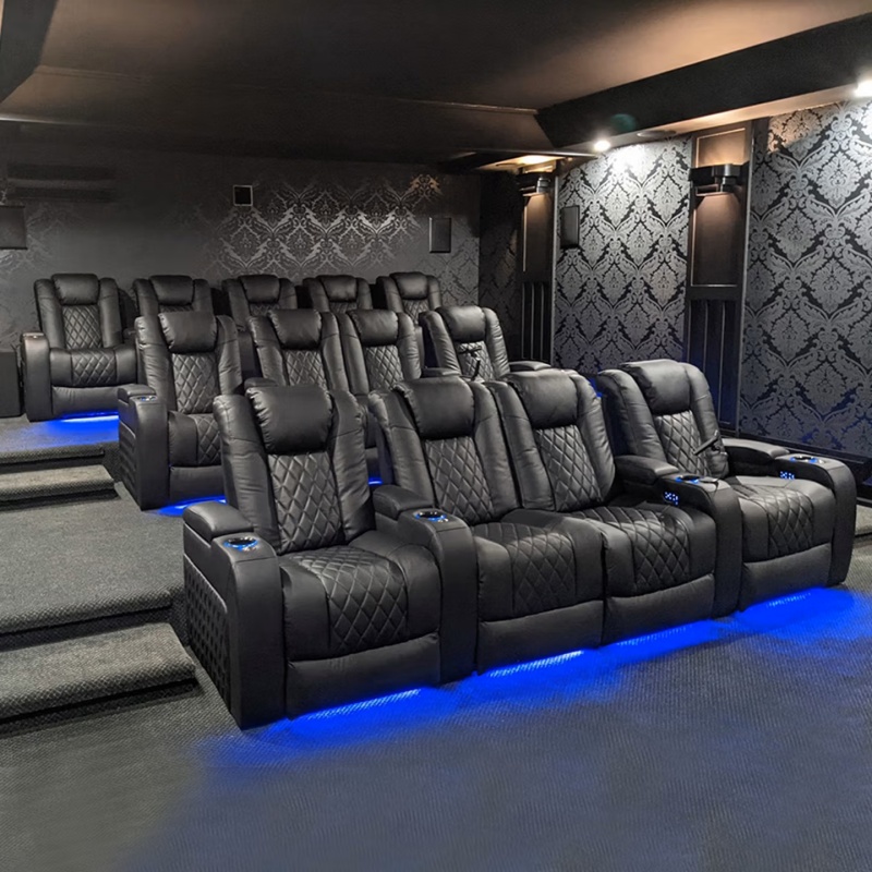 Bioscoopbank, thuisbioscoop re - Home Cinema Recliner Chairs recensie en prijs