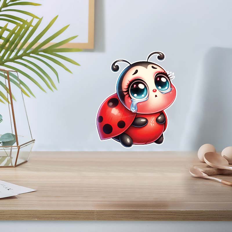 Schattige Cartoon Lieveheersbe - Home Cinema Wall recensie en prijs