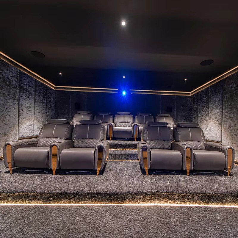 Nieuwe villa-thuisbioscoopbank - Home Cinema Chairs recensie en prijs