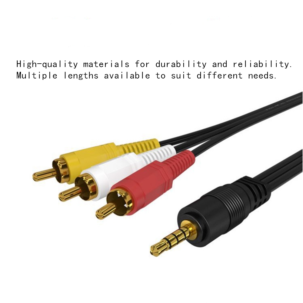3,5 mm naar 3 RCA Audio Video  - Home Cinema Solution recensie en prijs
