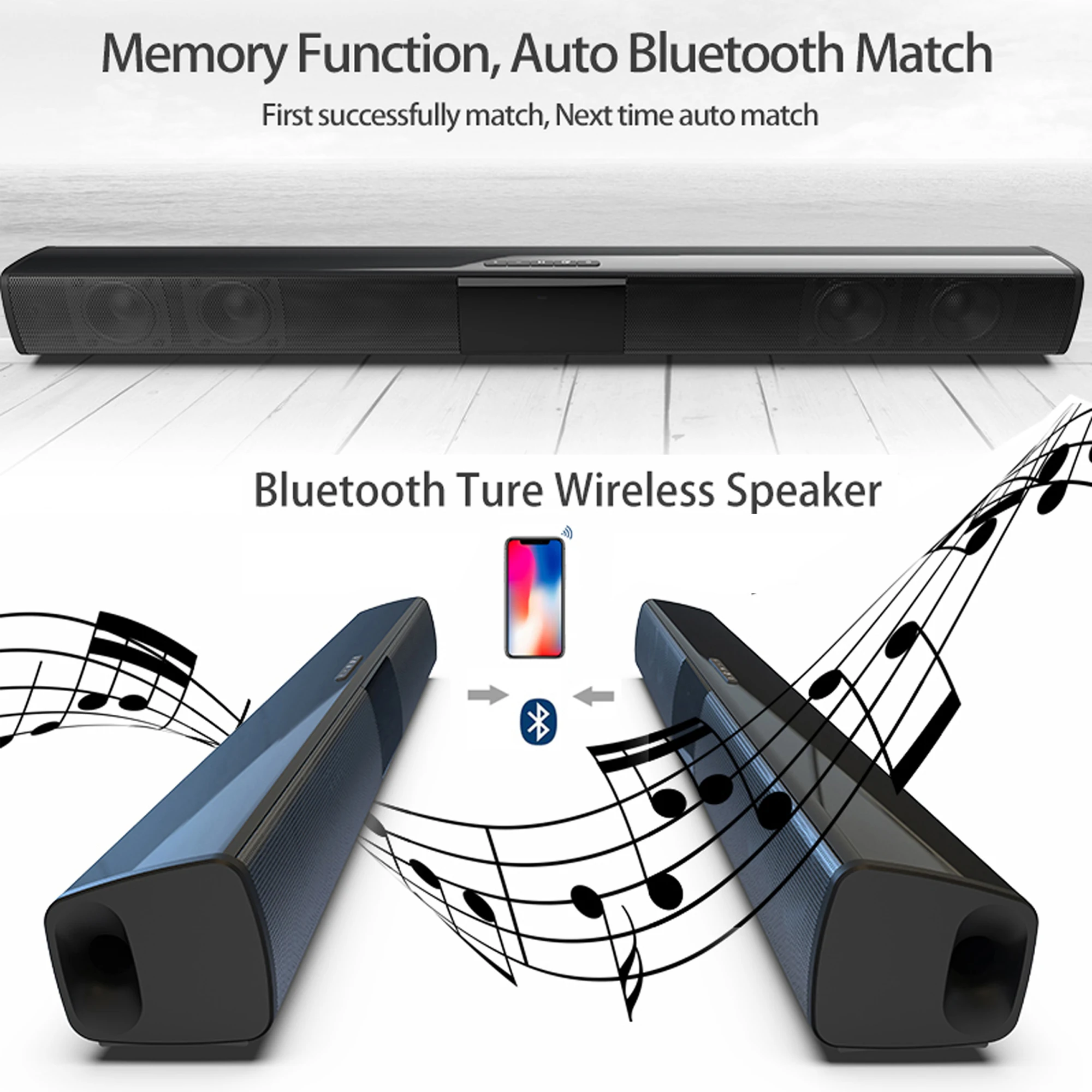 40W High Power Soundbar voor T - Home Cinema Subwoofer recensie en prijs