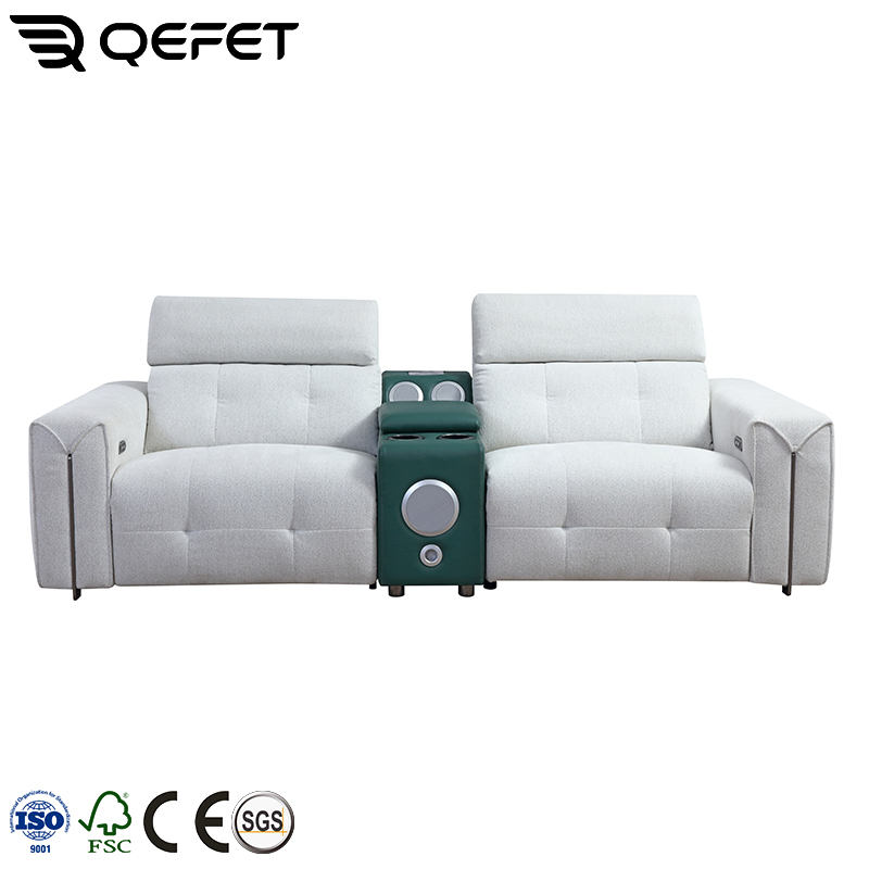 Elektrische lederen relaxfaute - Home Cinema Couch recensie en prijs