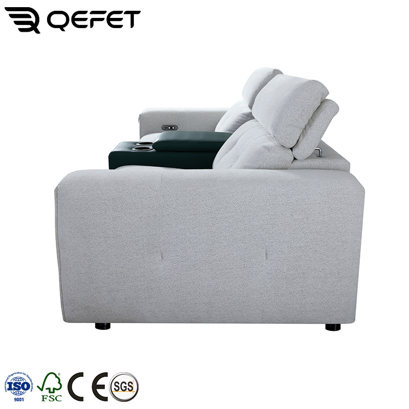 Elektrische lederen relaxfaute - Home Cinema Couch recensie en prijs