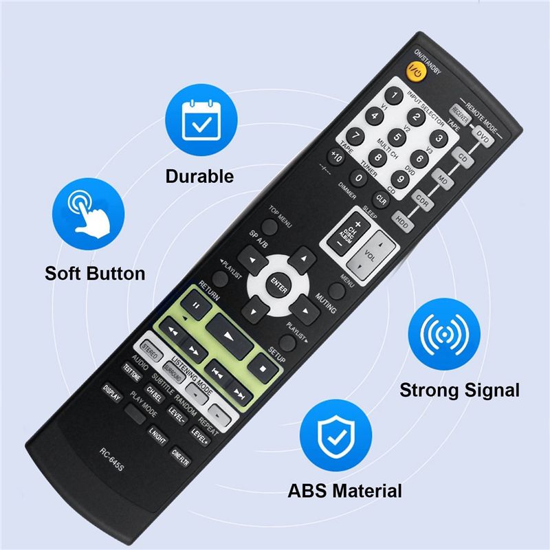 ABKQ-RC-645S Vervangende afsta - Onkyo Home Cinema recensie en prijs