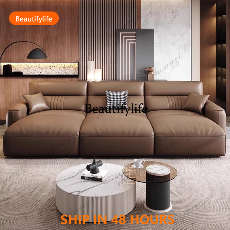 03 A68 Echt lederen woonkamerb - Home Cinema Room Design recensie en prijs
