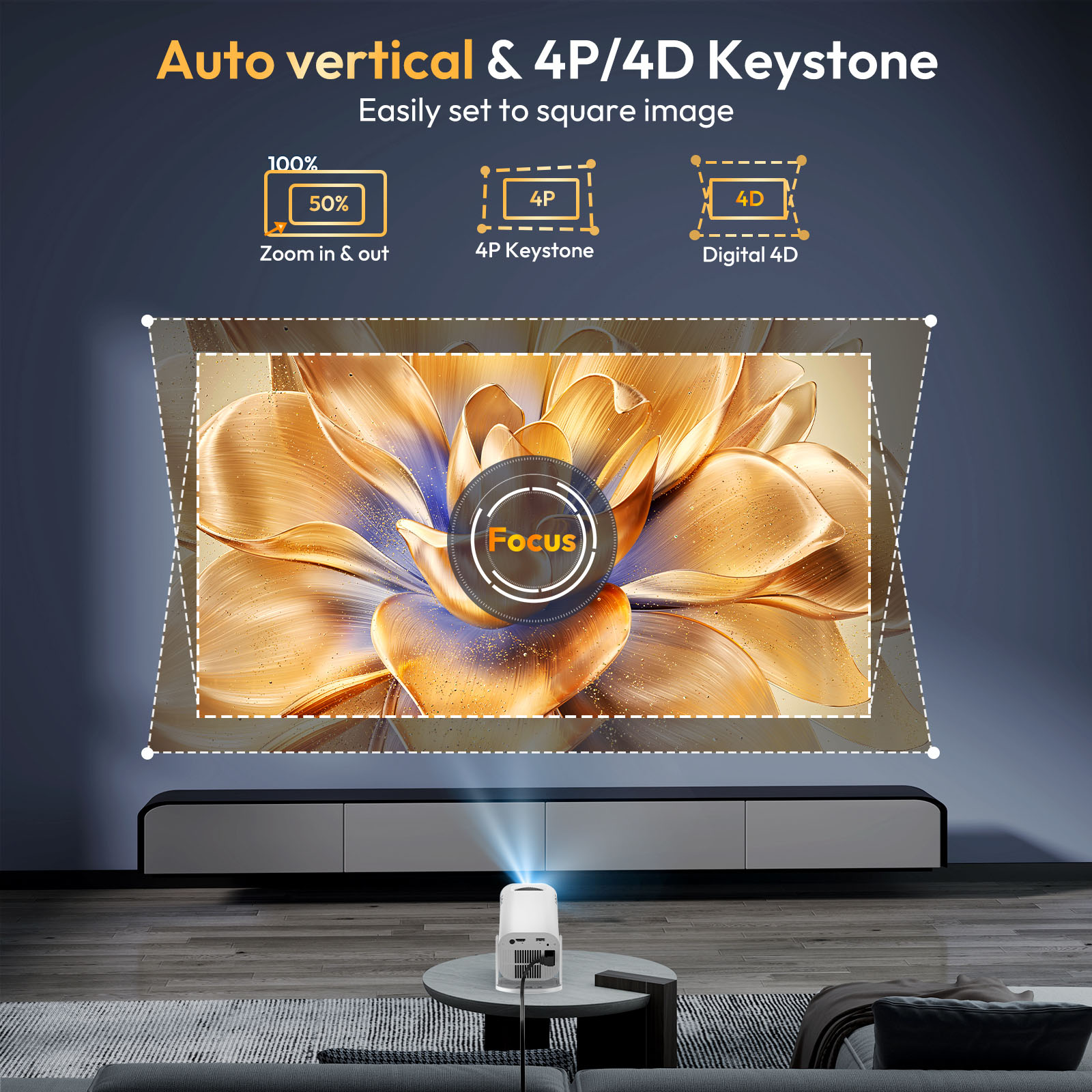 XGODY Gimbal 3 Projector 4K Wi - Home Cinema Focal recensie en prijs