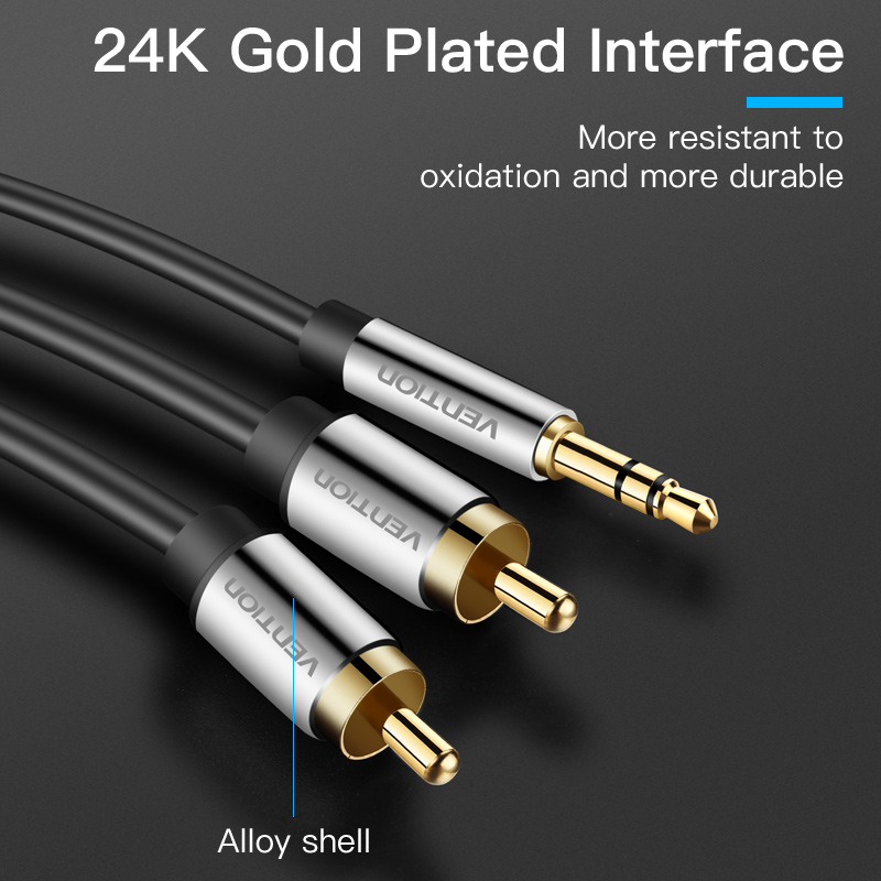 Ventie RCA Kabel 3.5 naar 2rca - Home Cinema Solution recensie en prijs