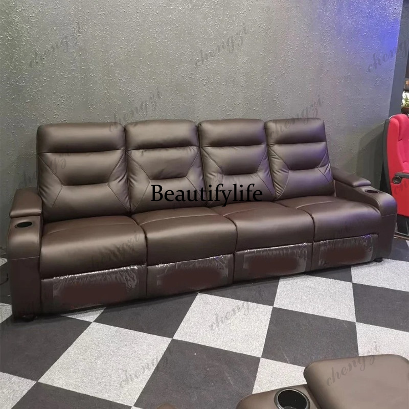 Leren bankstel met elektrisch  - Home Cinema Couch recensie en prijs