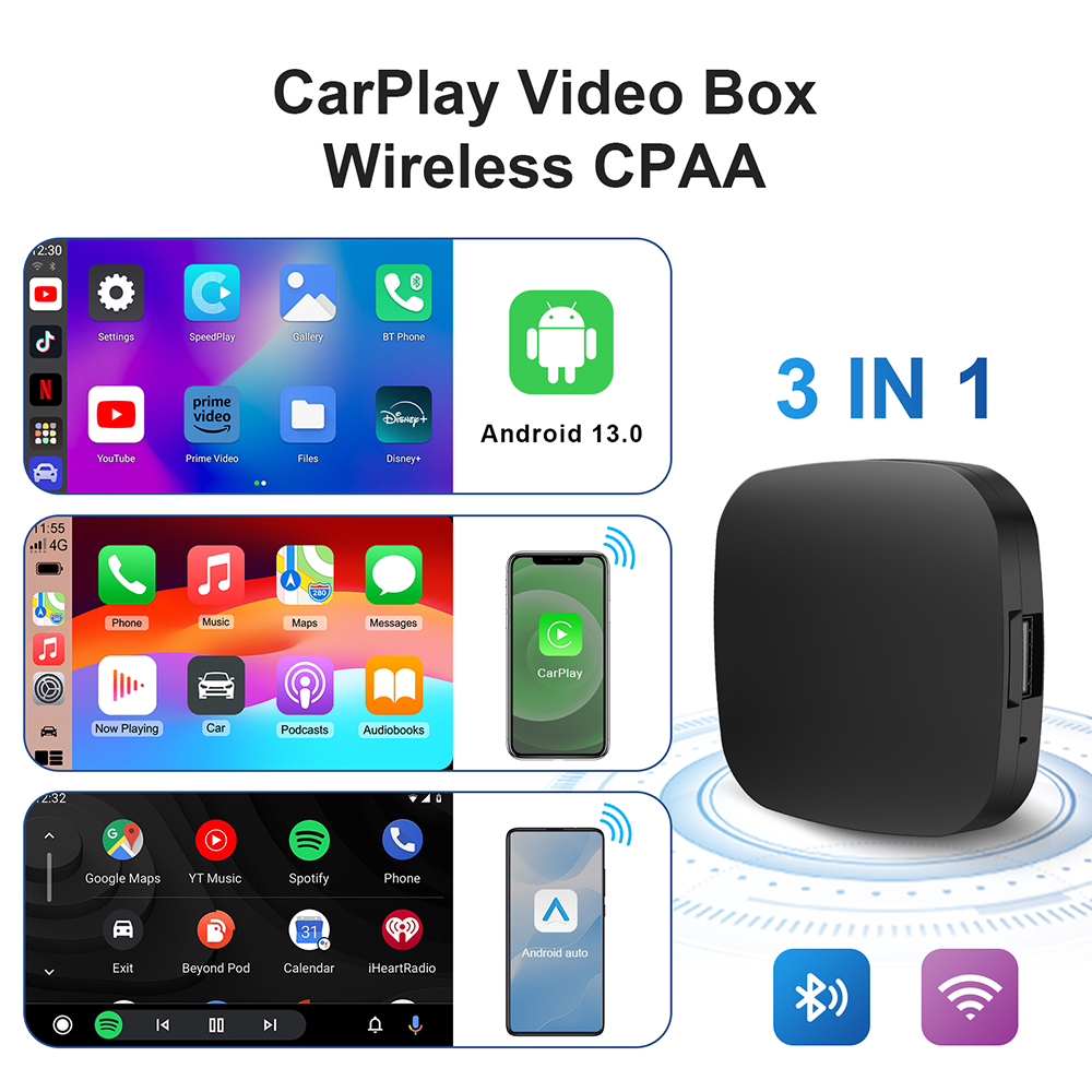 Android 13 CarPlay TV Box Draa - Home Cinema Youtube recensie en prijs