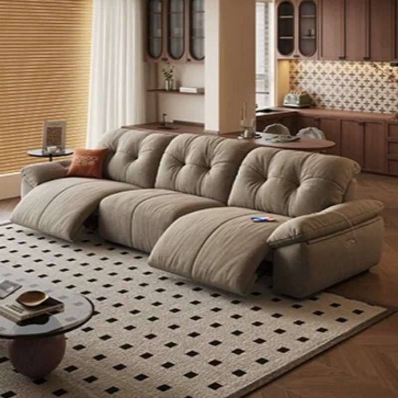 Witte moderne bank, elektrisch - Home Cinema Room Design recensie en prijs